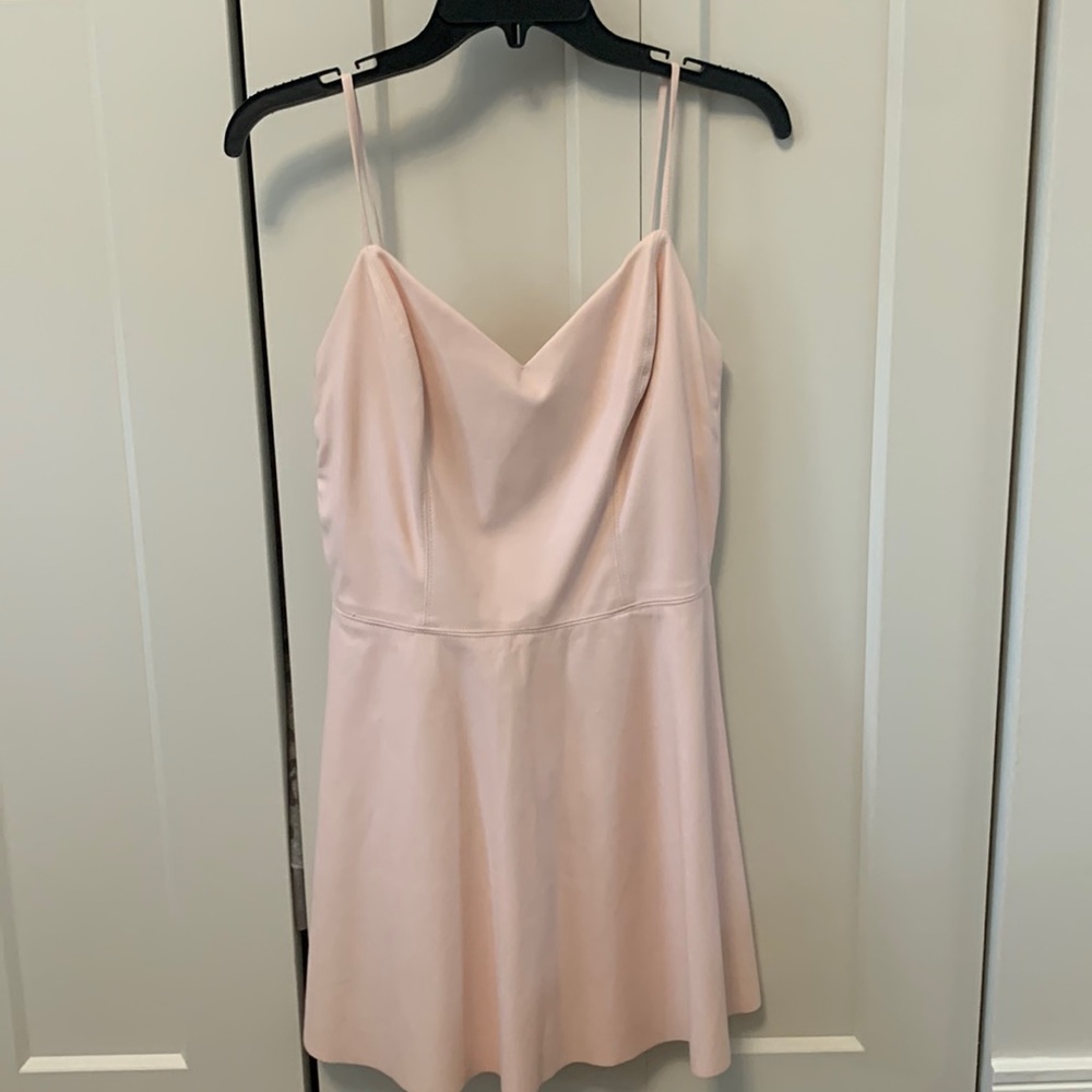 Aqua womens light pink dress size L